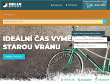 Tablet Screenshot of heliasport.cz